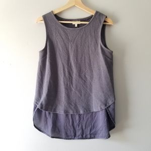 Anthro Deletta Hi Low Tank Top Medium